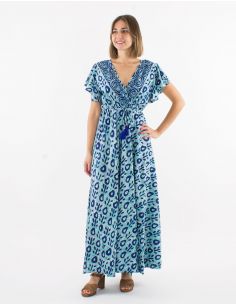 Vestido largo poliester... 2