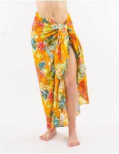 Sarong viscosa estampado jungla