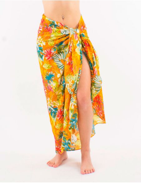 Sarong viscosa estampado jungla
