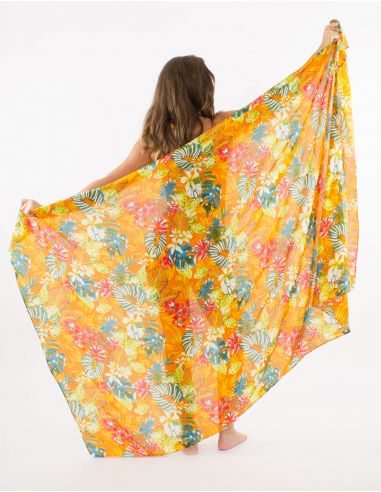 Sarong viscosa estampado jungla