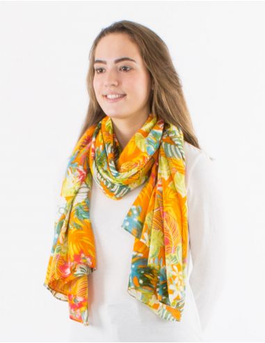 Sarong viscosa estampado jungla