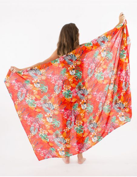 Sarong viscosa estampado jungla