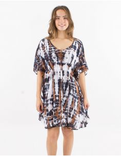 Tunica viscosa tie and dye con talla 2