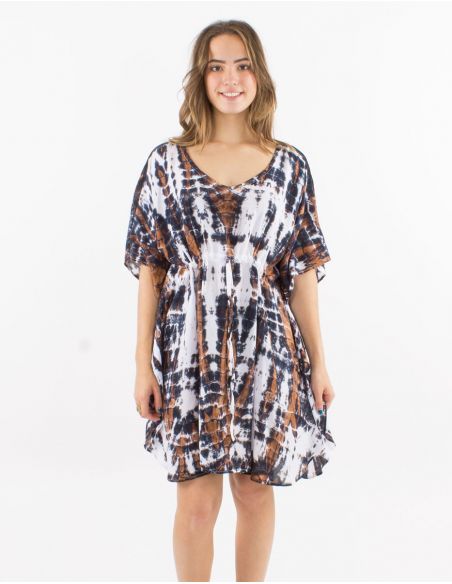 Tunica viscosa tie and dye con talla