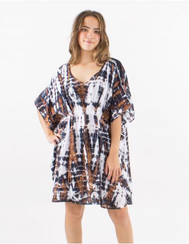 Tunica viscosa tie and dye con talla