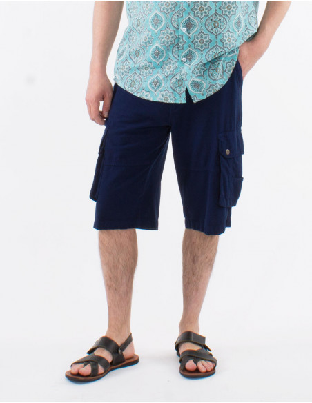 bermuda h algodon liso sw bolsillos nepal