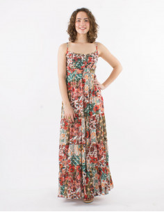 Vestido largo velo de...