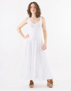 Vestido largo algodon... 2