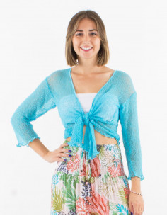 Chaqueta malla poliester...