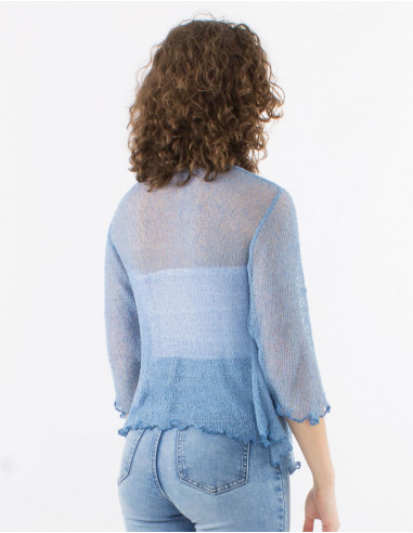 Chaqueta malla poliester red fina