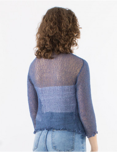 Chaqueta malla poliester red fina