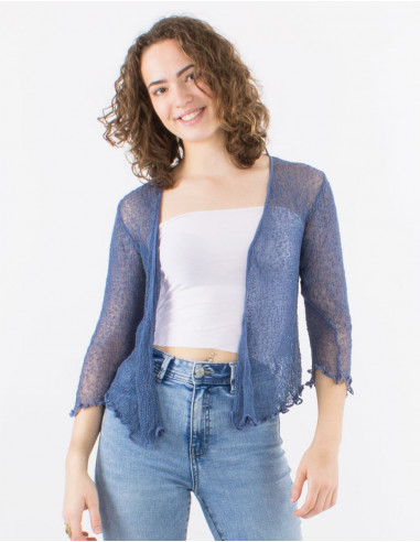 Chaqueta malla poliester red fina