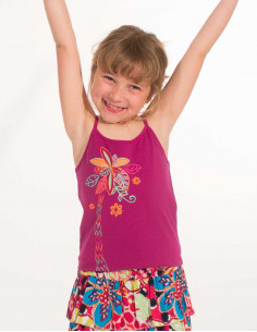 Camiseta niña 95% Algodon 5% Elastano - Pack de 18 unidades