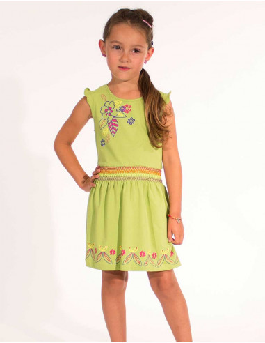 Vestido Niña Maille 95%Algodon 5%Elastano - Pack de 18 unidades