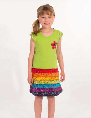 Vestido Niña Mailla 100% Algodon - Pack de 18 unidades