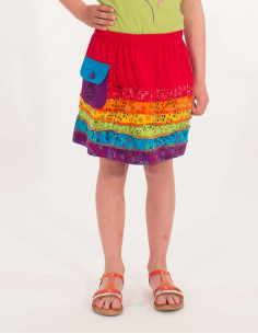 Falda Niña Mailla 100% Algodon - Pack de 18 unidades