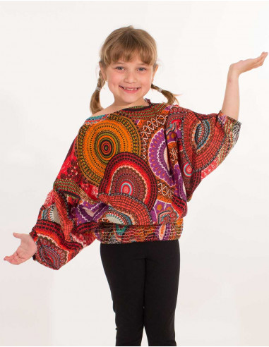 Sarouel Niña Algodon 3 En 1 Estampado Bamak - Pack de 18 unidades