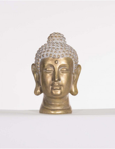 Estatua de Resina Cabeza De Buda 19 Cm