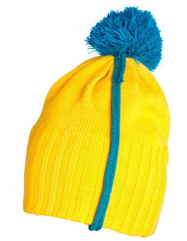 Sombrero con una cinta y un pompón