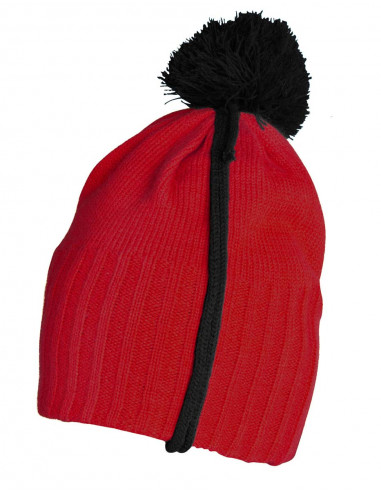 Sombrero con una cinta y un pompón