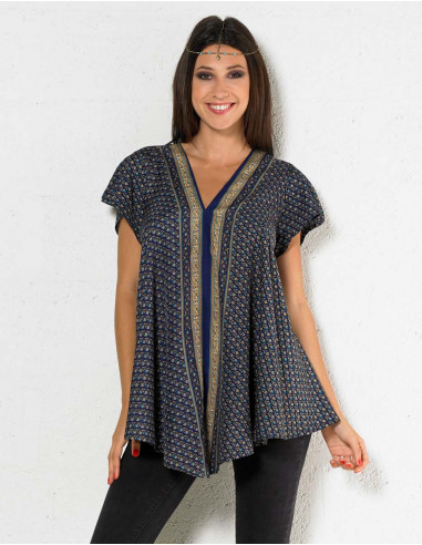Blusa de manga corta