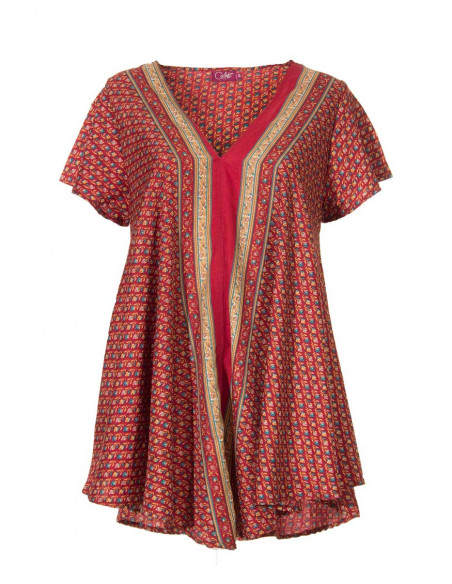 Blusa de manga corta