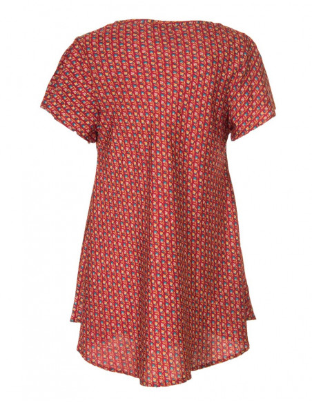 Blusa de manga corta