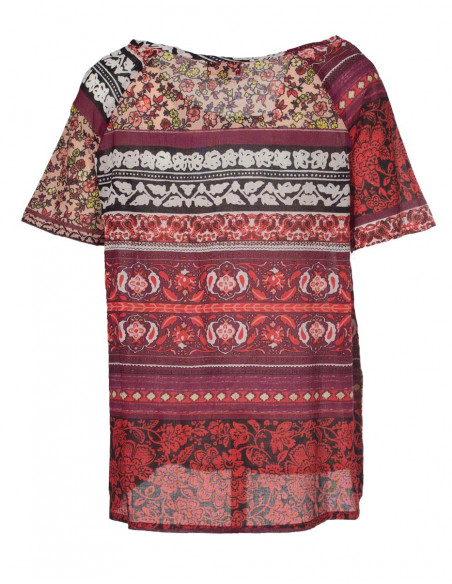 Blusa de gasa de algodón