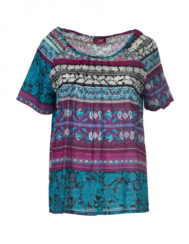 Blusa de gasa de algodón