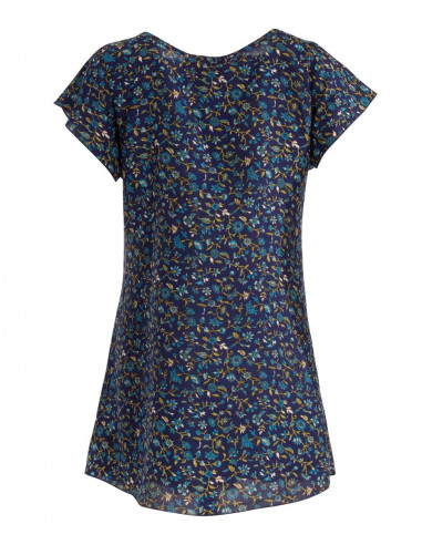 Blusa poliester mangas cortas sari