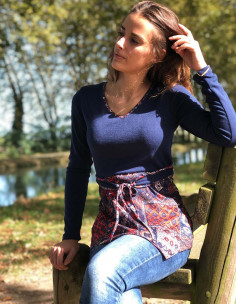 Blusa malla 97% poliéster 3% elastano estampado delhi