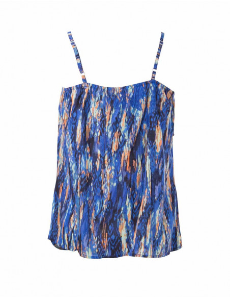 Top viscosa tirantes estampado pantera