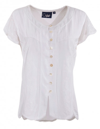 Blusa viscosa sw mangas cortas