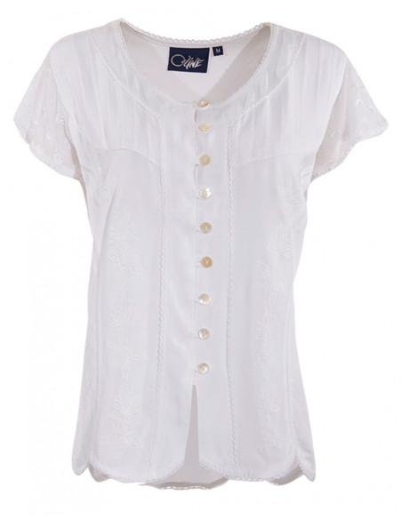 Blusa viscosa sw mangas cortas