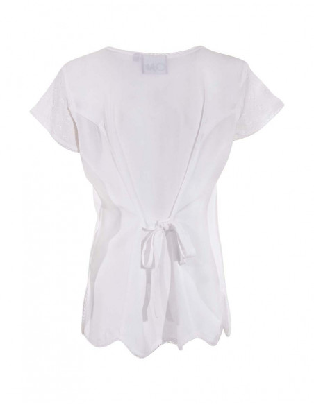 Blusa viscosa sw mangas cortas