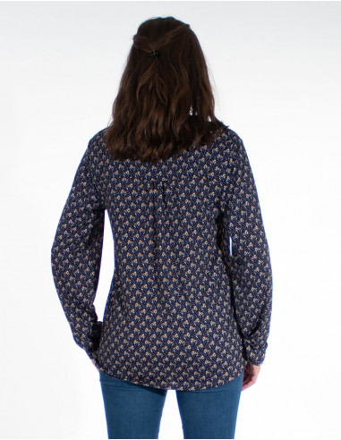 Blusa malla 96% poliester 4% elastano estampado arya