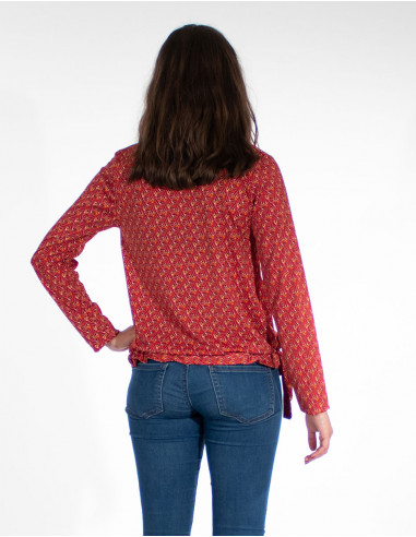 Blusa malla 96% poliester 4% elastano estampado arya