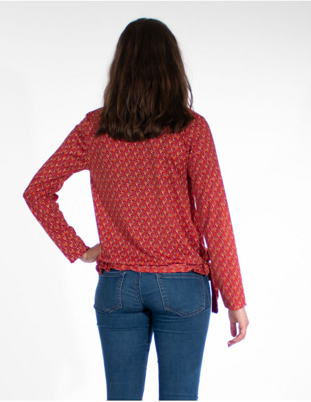 Blusa malla 96% poliester 4% elastano estampado arya