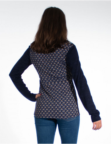 Blusa malla 96% poliester 4% elastano estampado arya