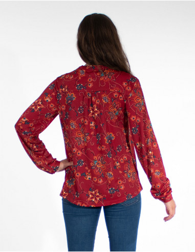 Blusa malla 96% poliester 4% elastano estampado arya