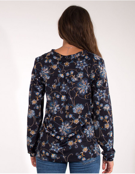 Blusa malla 96% poliester 4% elastano estampado arya