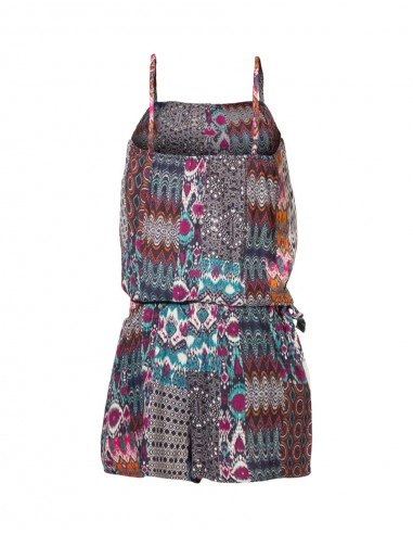 Mono corto viscosa estampado patch ikat