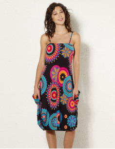 Mono 9 en 1 malla 96% poliester 4% elastano estampado mandala 2