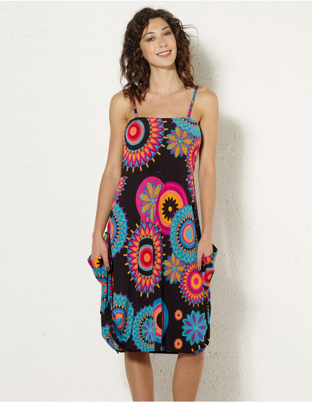 Mono 9 en 1 malla 96% poliester 4% elastano estampado mandala