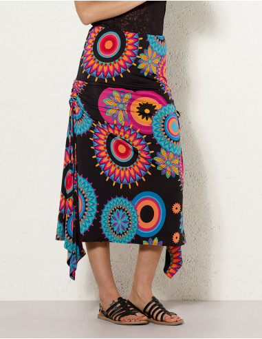 Mono 9 en 1 malla 96% poliester 4% elastano estampado mandala