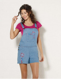 Mono corto algodon jean