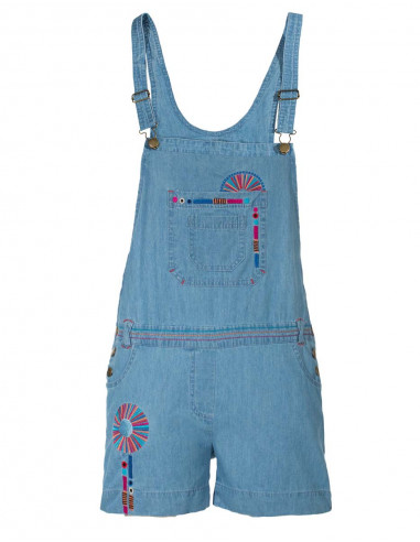 Mono corto algodon jean