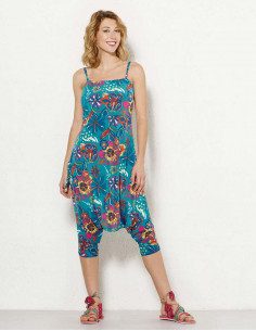 Mono 9 en 1 malla 96% poliester 4% elastano estampado tiare