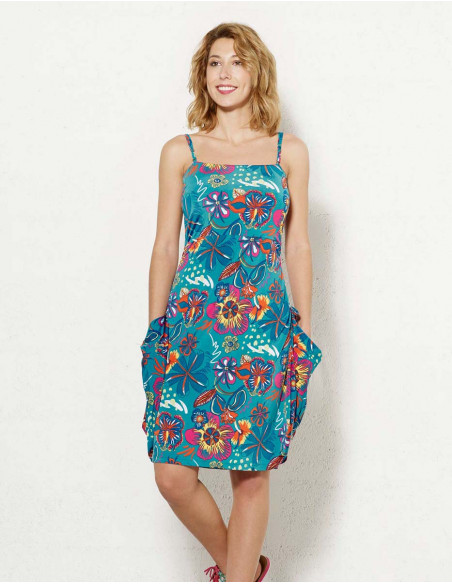 Mono 9 en 1 malla 96% poliester 4% elastano estampado tiare