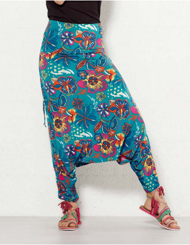 Mono 9 en 1 malla 96% poliester 4% elastano estampado tiare